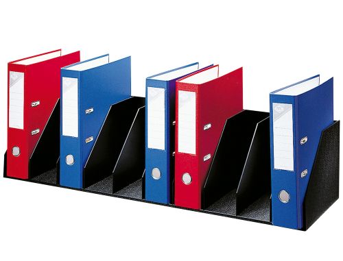 Organizador de armario paperflow preto com 9 compartimentos fixos para arquivo 89 x 29 x 21 cm , Paperflow , 34806 , 3660141200225